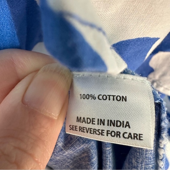 Tuckernuck V Neck Ruffle Floral Midi Dress SZ M - Picture 6 of 7